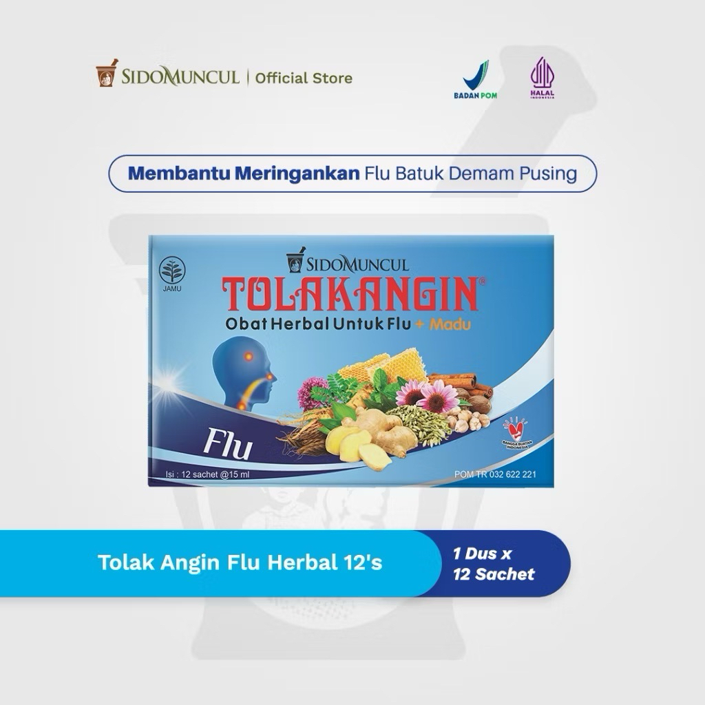 Tolak Angin Flu - Mengatasi Flu Gejala Pilek Batuk Demam Pusing