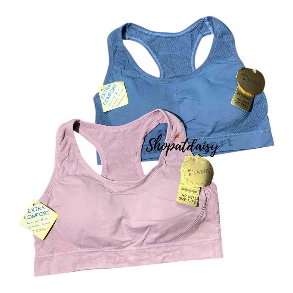 TIANA MS 503 - Sport Bra Gym Bra Olahraga Wanita Perempuan Remaja Dewasa
