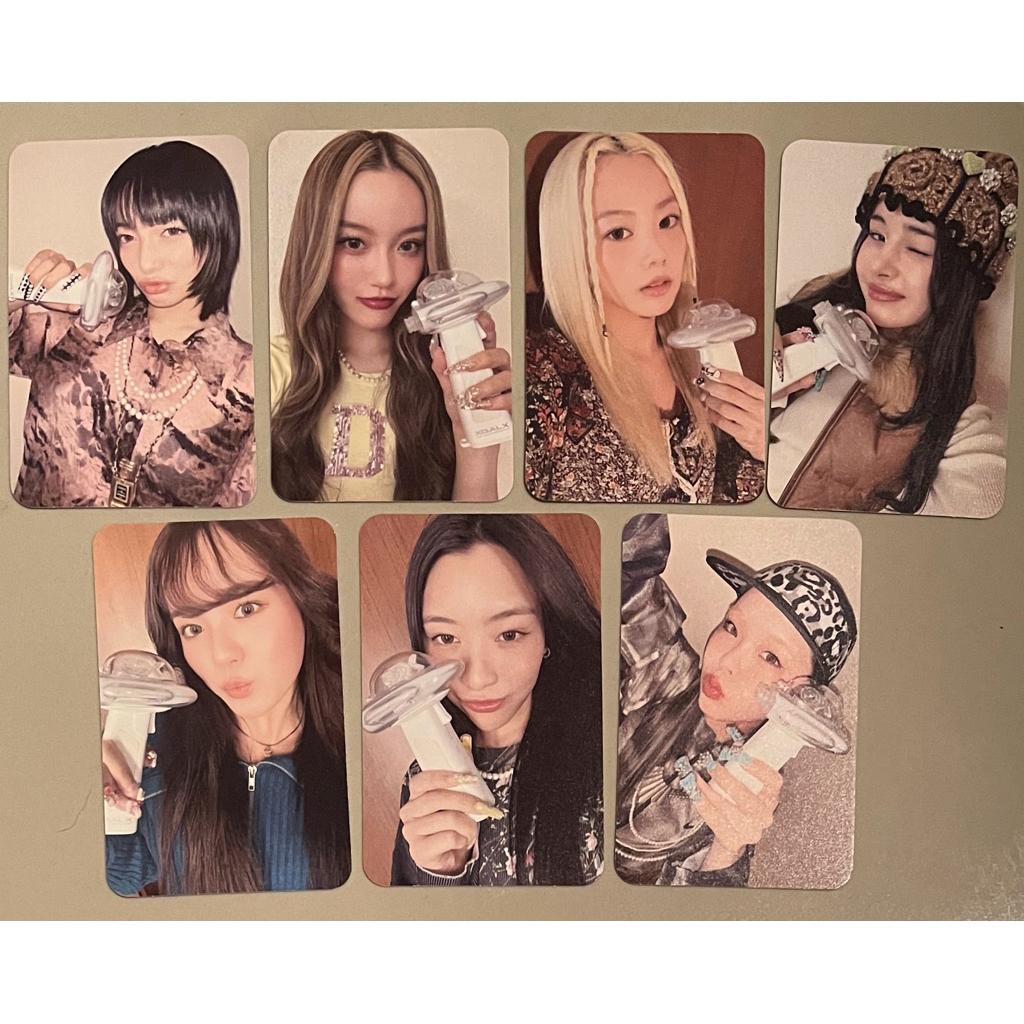 XG XGALX Official Lightstick Photocard SET Alphaz Jurin Chisa Hinata Harvey Juria Maya Cocona