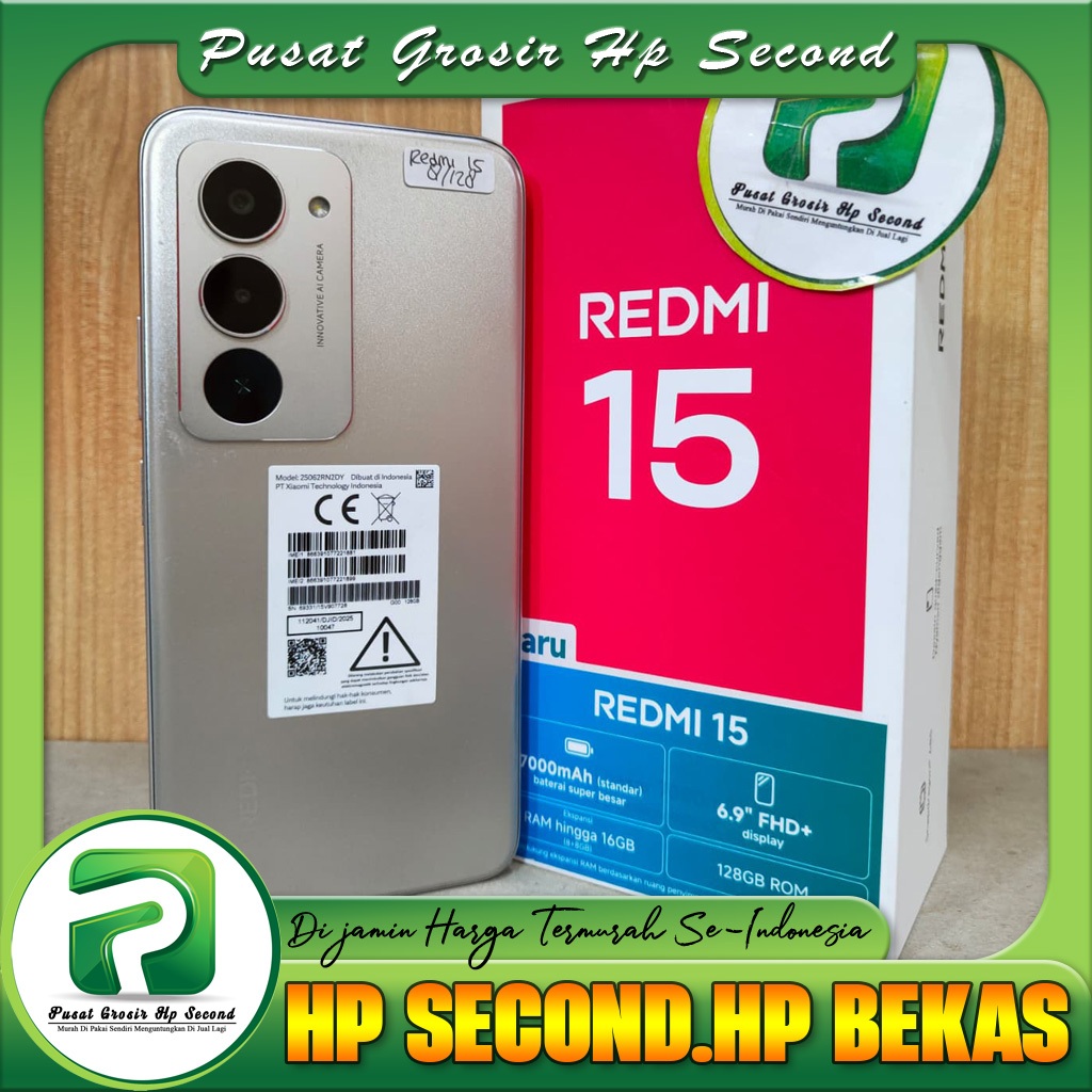 Xiaomi Redmi 15 4G Ram 8/128GB | Ram 8/256GB ( Second )