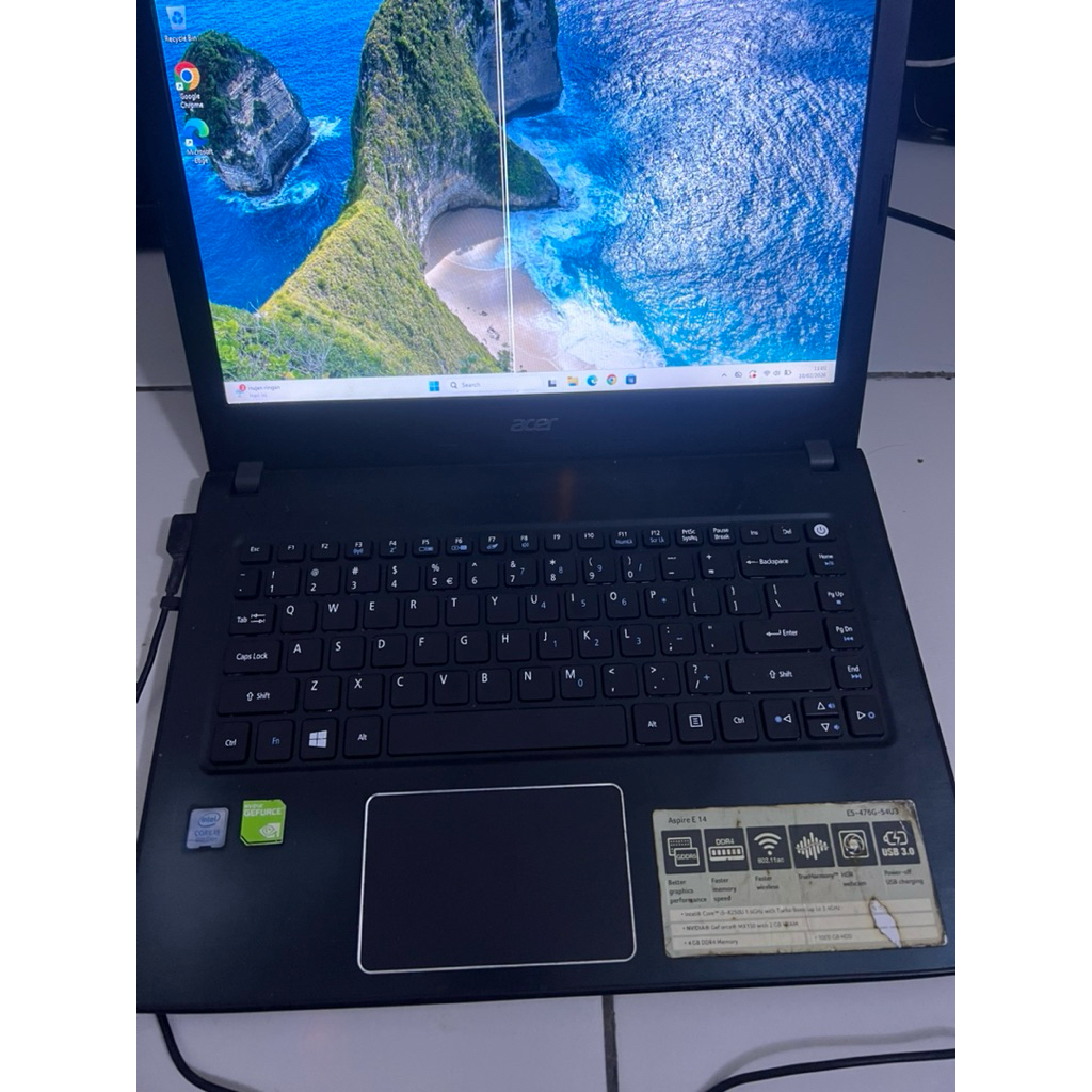 laptop acer aspire e14 core i5 gen 8