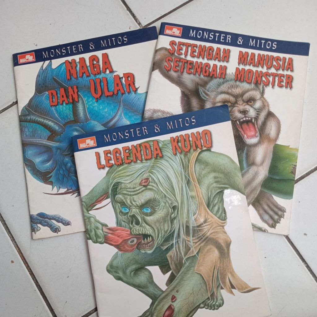 buku bacaan seri MONSTER DAN MITOS SECOND ORIGINAL