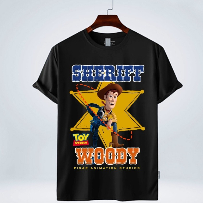 Baju Film Toy Story Woody | Kaos Toys Story Woody Sheriff | Kaosoke