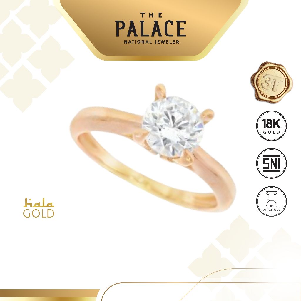 Hala Gold Langkah Collection Ring / Cincin wanita