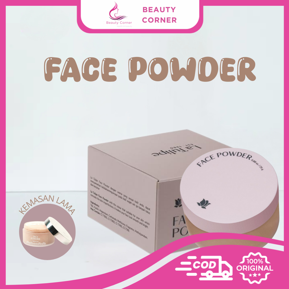 La Tulipe Face Powder/Bedak Tabur (New)