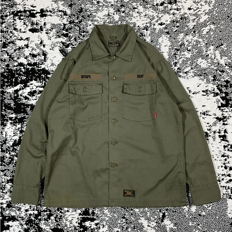 WTAPS BUDS LS SHIRT. COPO. SERGE. 2016/L
