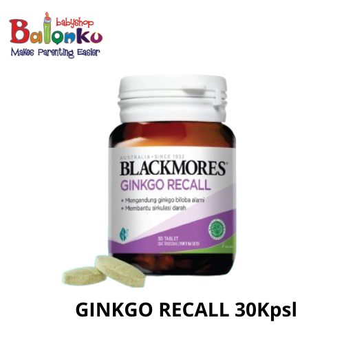 Blackmores Ginkgo Recall (30)