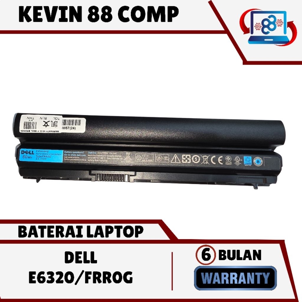 Baterai Dell E6320 FRR0G Dell Latitude E6120Dell Latitude E6220
Dell Latitude E6230
Dell Latitude E6