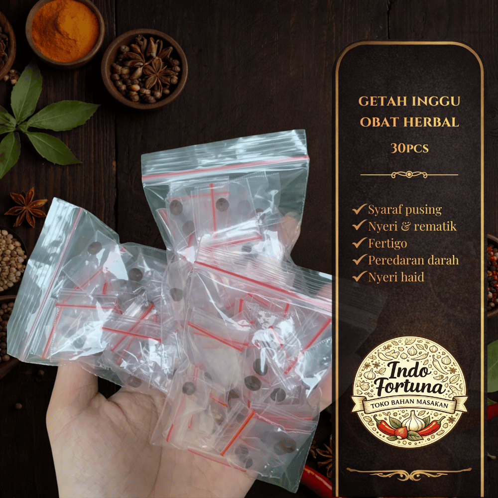 Getah Inggu Obat Fertigo dan Batuk Herbal Tradisional | Isi 30 Kapsul