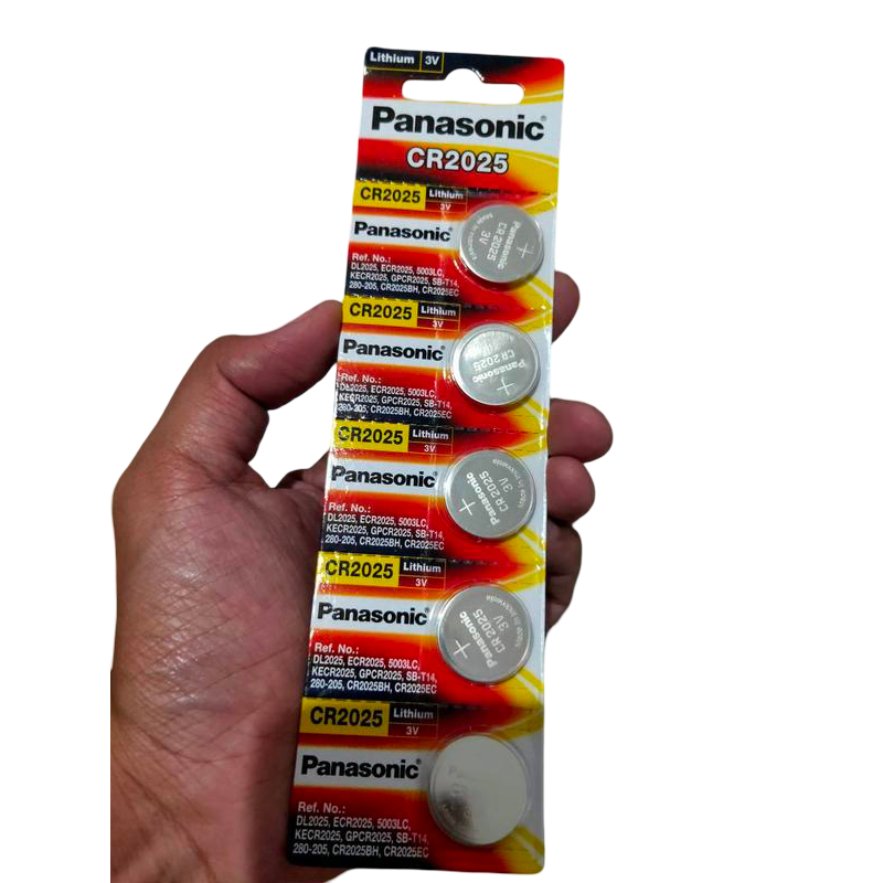 Baterai/Batre/Battery Jam Kancing CR2025/CR 2025 Panasonic Original