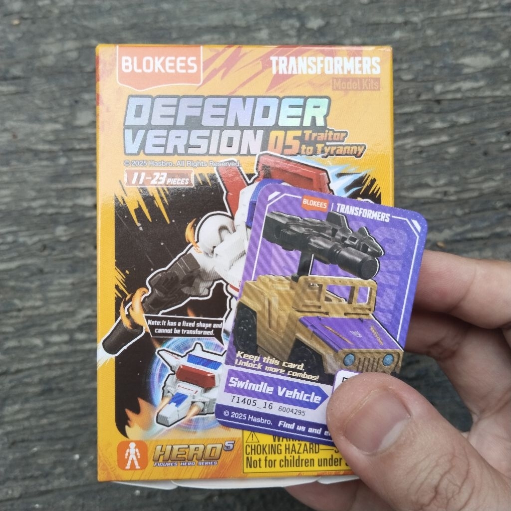 Blokees Buluke Transformers Galaxy Defender Version 05 Swindle Vehicle Combaticon Combiner Bruticus 