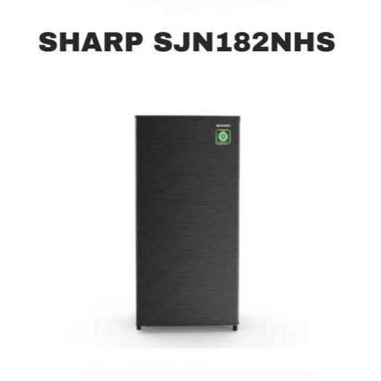 SHARP Kulkas 1 Pintu SJ-N 182NHS Rak Kaca Tinggi 120cm 166 Liter Semi Defrost Garansi Resmi