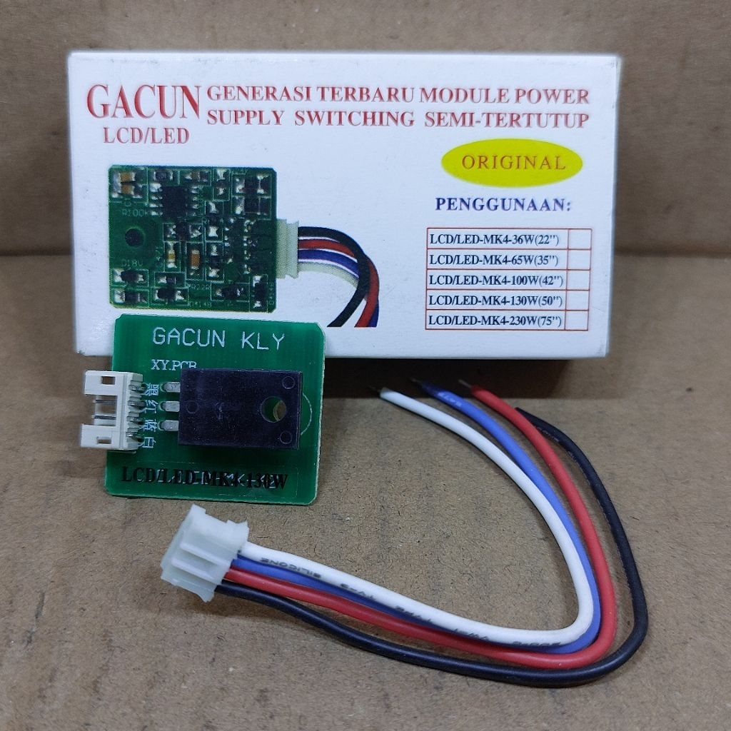 gacun tv LCD LED 4 kabel universal MK4-130W 22inch- 50inch