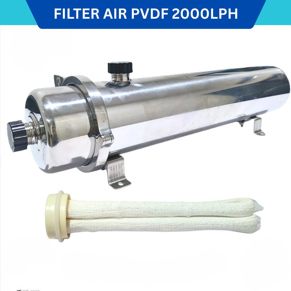 Filter Air Ultrafiltrasi PVDF Filter Sumur Membrane Filter PVDF Water Filter Penjernih Air Kran Filt