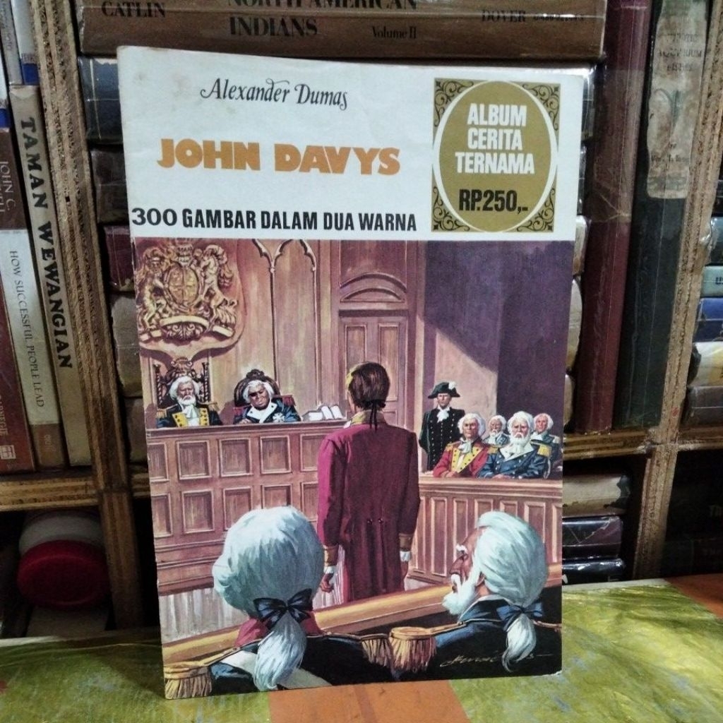 komik album cerita ternama Alexander Dumas John davys