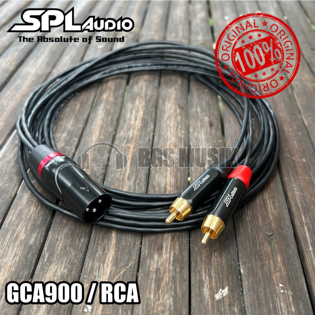 Kabel Y Cord Jack Canon Male To 2 Jack RCA 0.5-35m SPL ORIGINAL - Kabel Jack Canon Male To 2 Jack RC