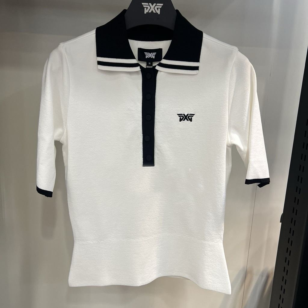 PXG ladies basic polo with strap details golf polo baju golf wanita