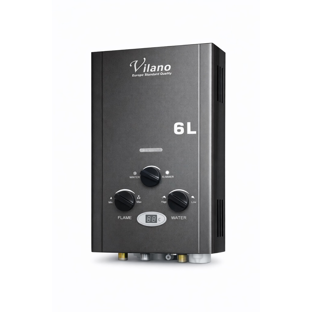 Water Heater Gas Vilano 6L Dark