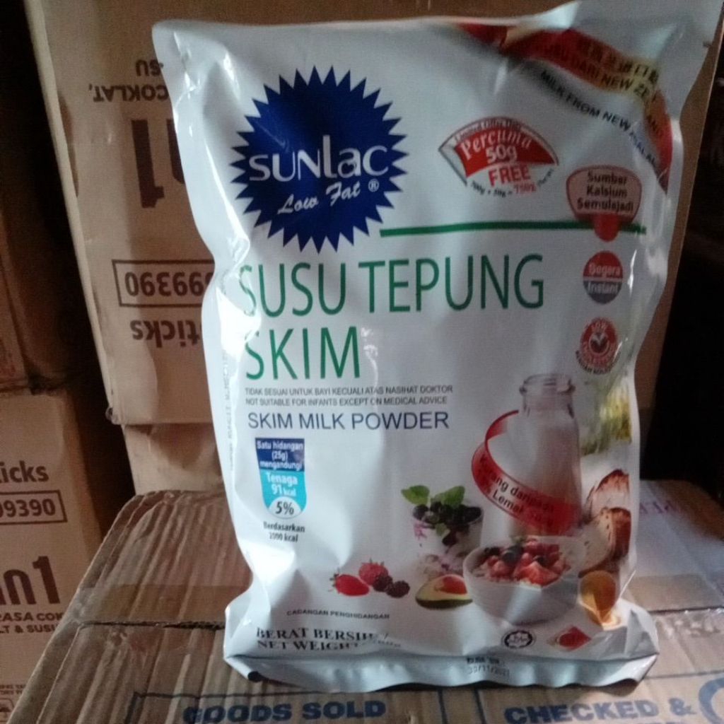 SUNLAC SUSU TEPUNG SKIM ori malaysia