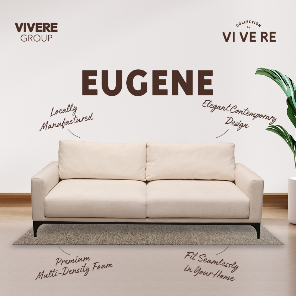 VIVERE Eugene Sofa 2 Seater - Sofa Ruang Tamu