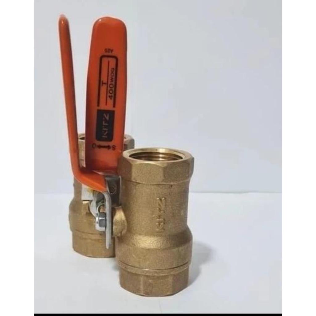 Ball Valve Kitz 3/8" Inch Kuningan / Brass Valve Kitz Kuningan