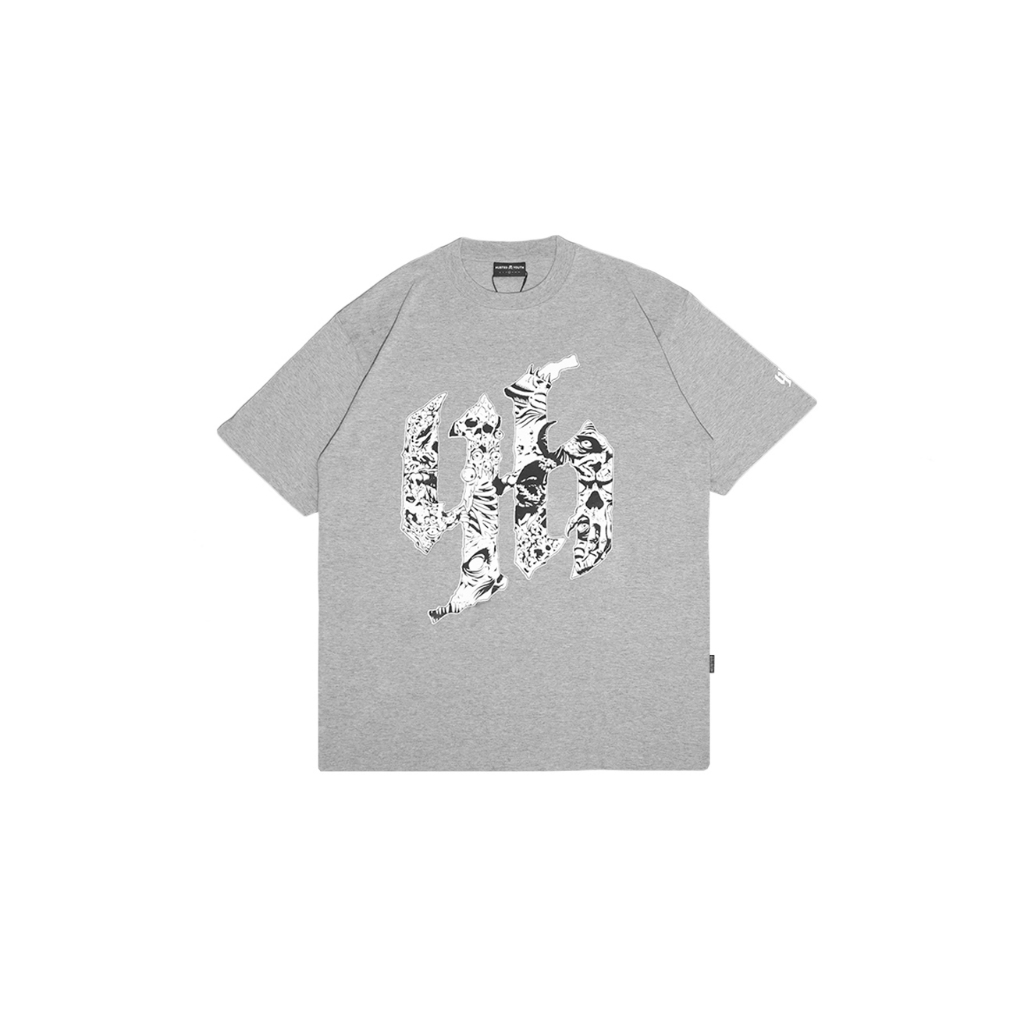 HUSTED KAOS ABU MISTY LISAT GREY TSHIRT