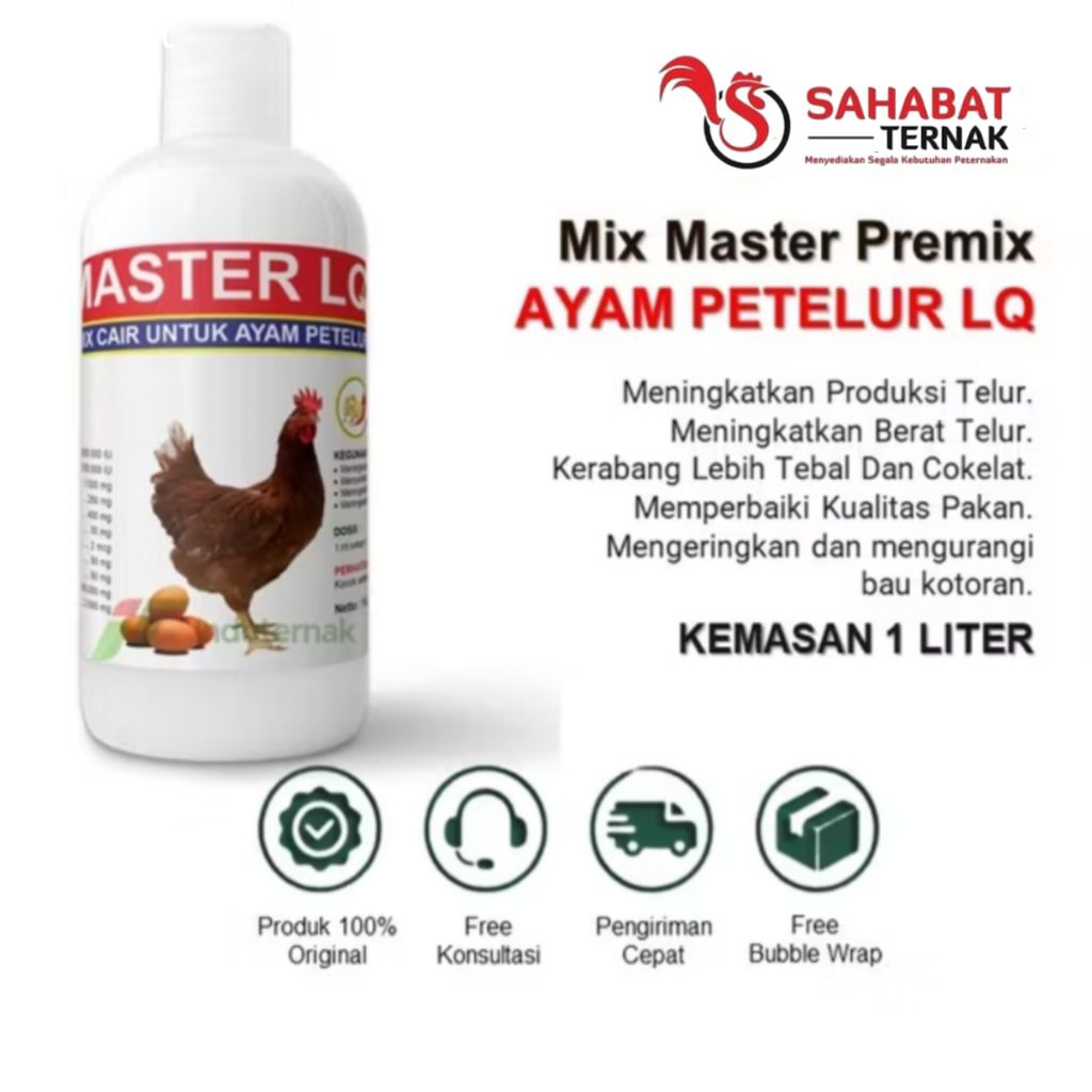 MIX MASTER LQ LAYER - Premix cair untuk ayam petelur
