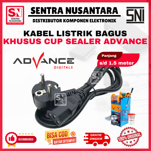 KABEL LISTRIK  CUP SEALER ADVANCE HIGH QUALITY ANTI KORSLET | COK KABEL CUP SEALER ADVANCE | KABEL S