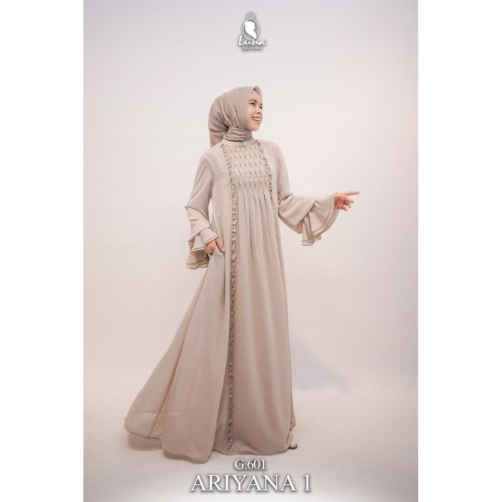 Dress Gamis G.601 ARIYANA 1 By Luna Hijab Indonesia