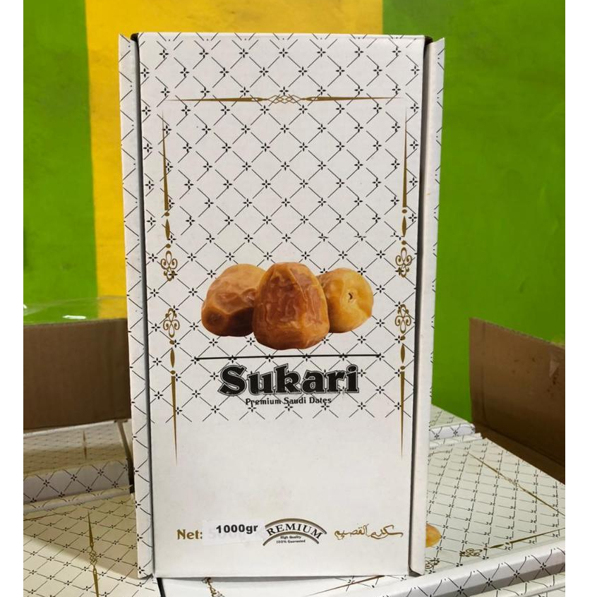 Kurma Sukari Premium Dates 1Kg | Kurma Basah Sukari Premium | Kurma Sukari