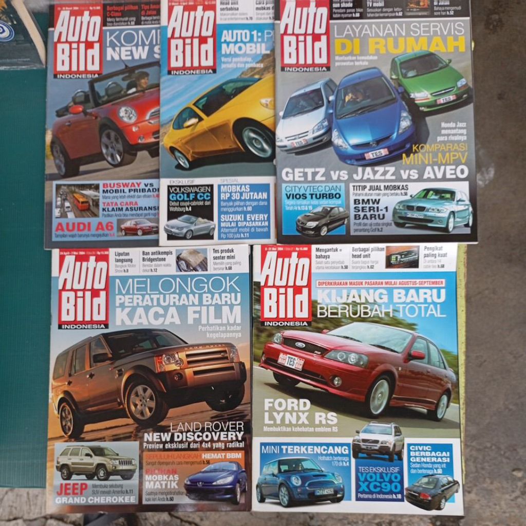 majalah autobild bekas