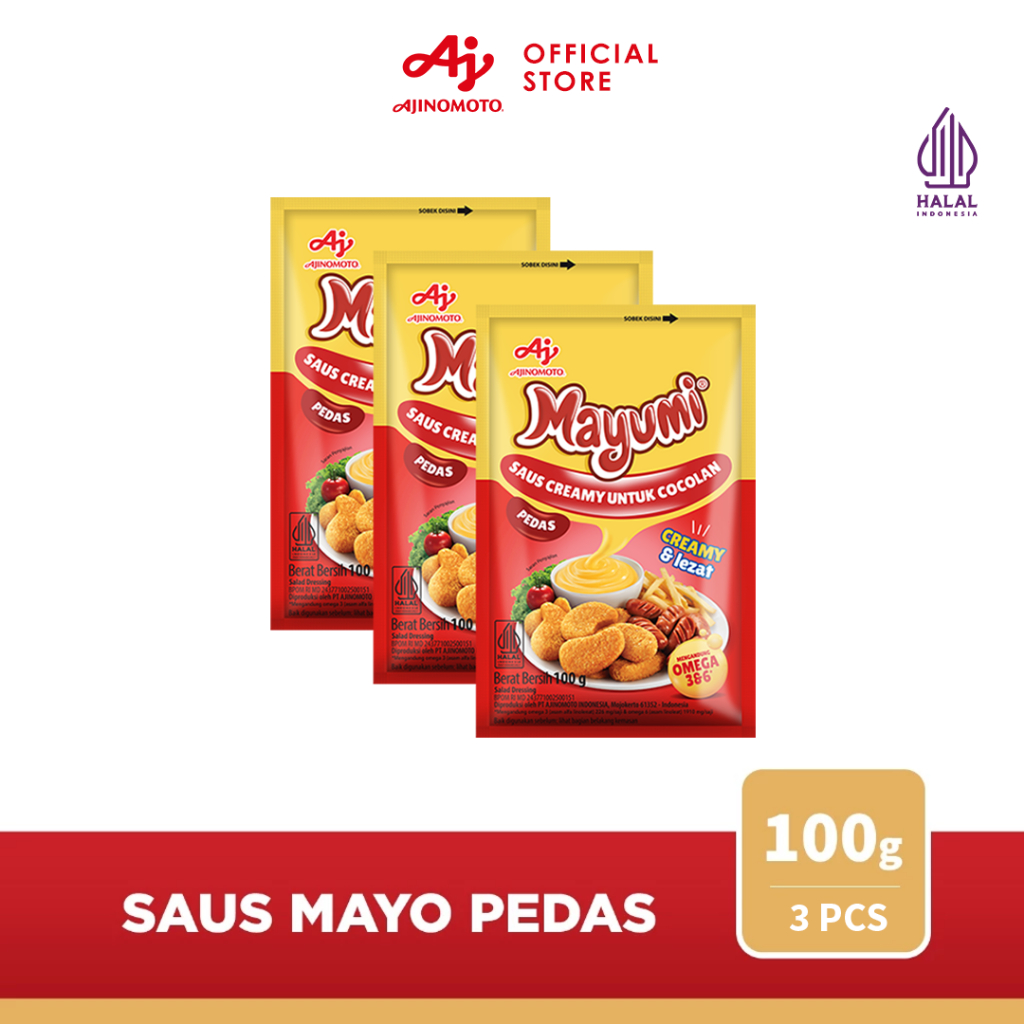 MAYUMI® Mayonaise Saus Mayo Pedas 100g (3 pcs)