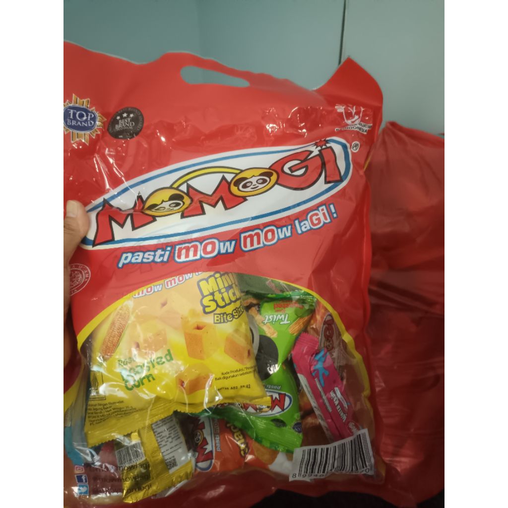 Momogi Party Snack isi 8pcs Snack / Snack Ultah Praktis