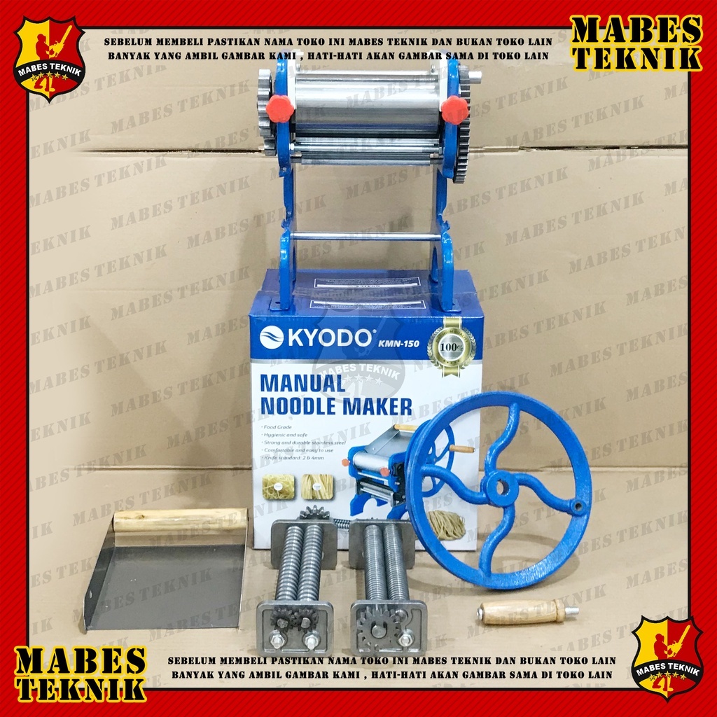 KYODO KMN-150 / MESIN GILING / CETAK MIE MANUAL KYODO KMN150