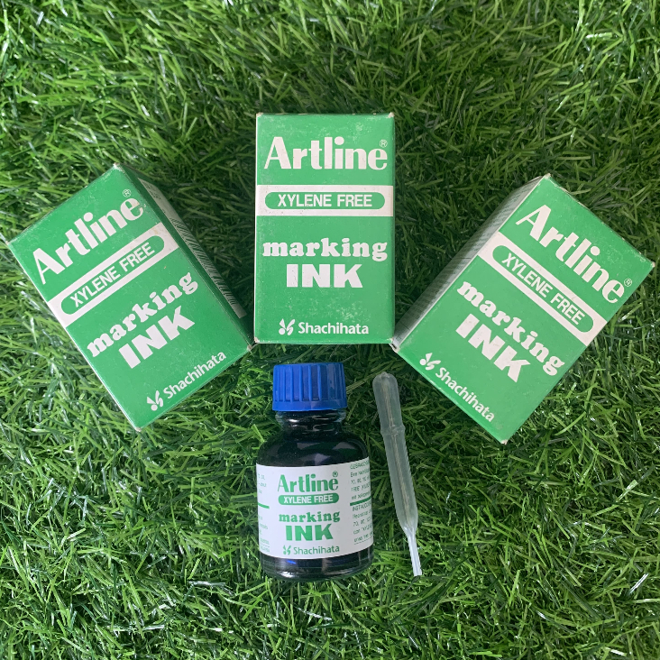 Refill Ink Spidol Artline & Snowman | Permanen & Whiteboard | Hitam & Biru