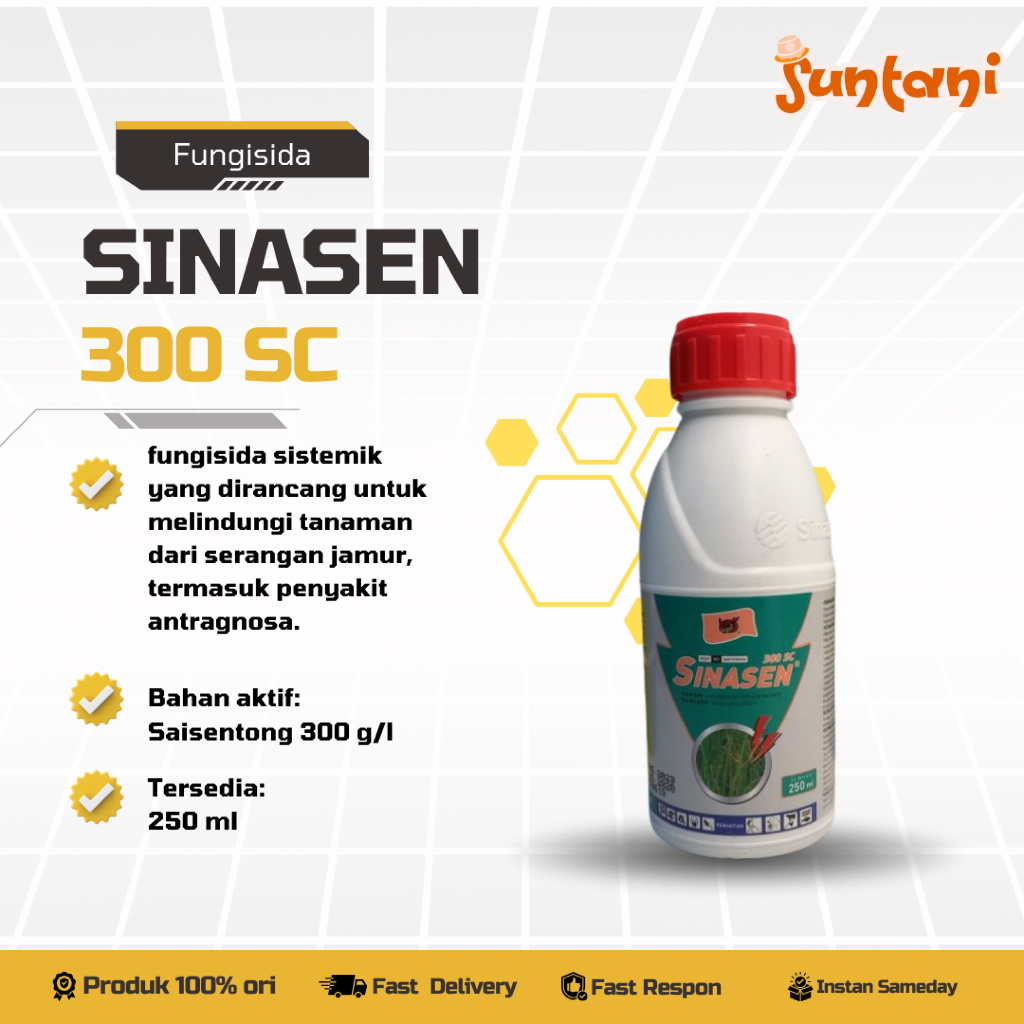 FUNGISIDA SINASEN 300 SC 250 ML