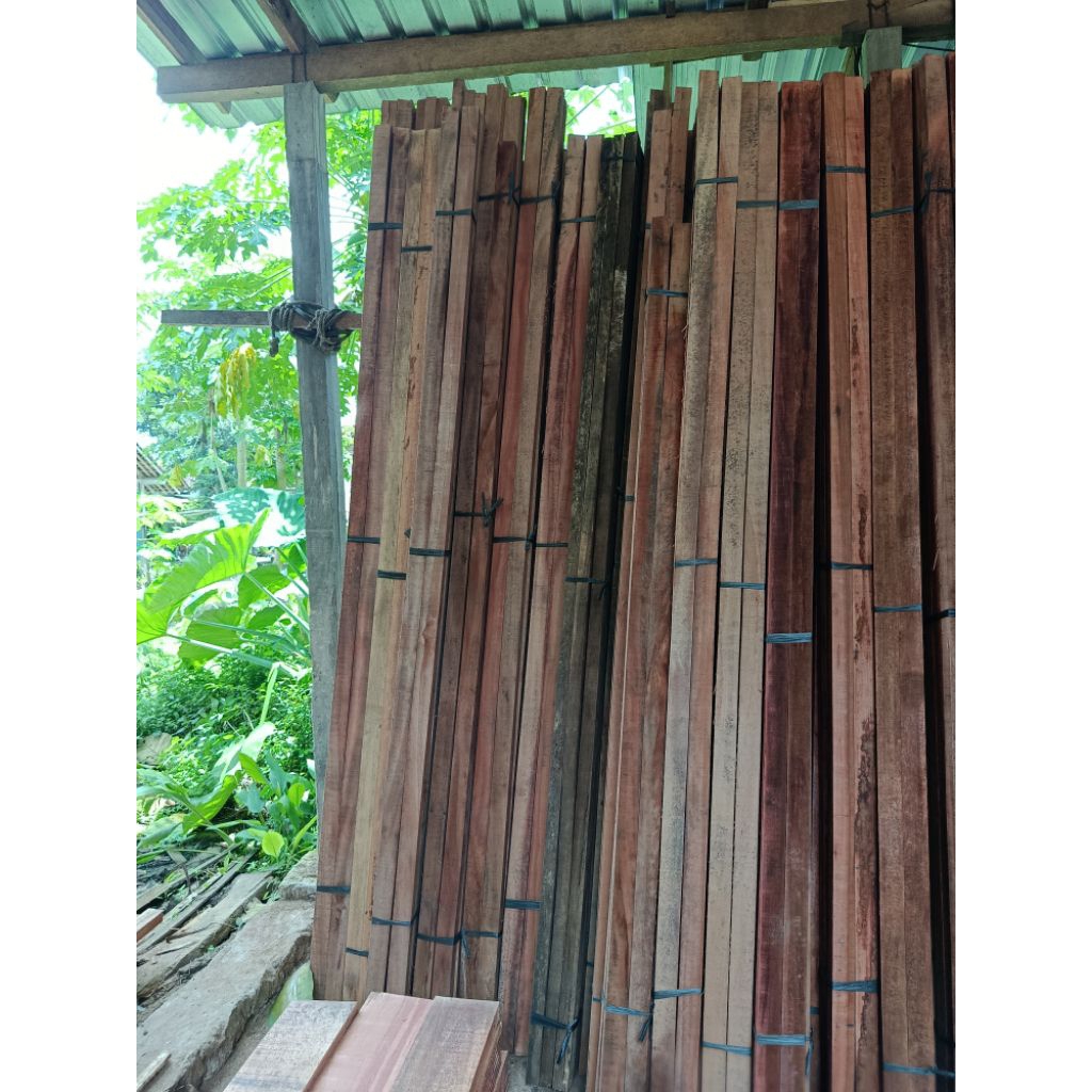 Usuk Kayu Sengon 4x6 FULL (3m - 0.5m) - Kualitas Super Tangan Pertama - Depo Kayu Struktur