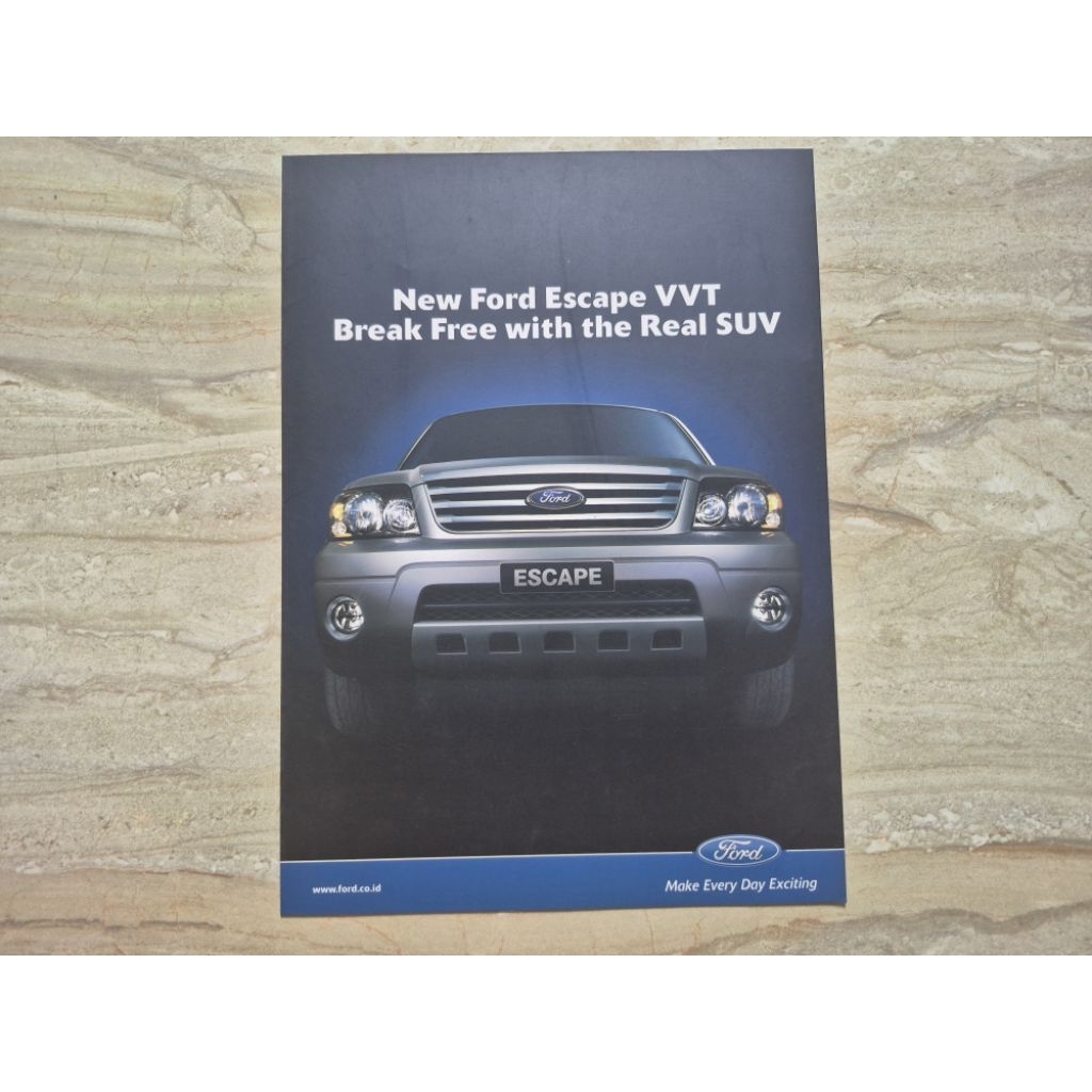 brosur katalog mobil ford escape 2008 leaflet
