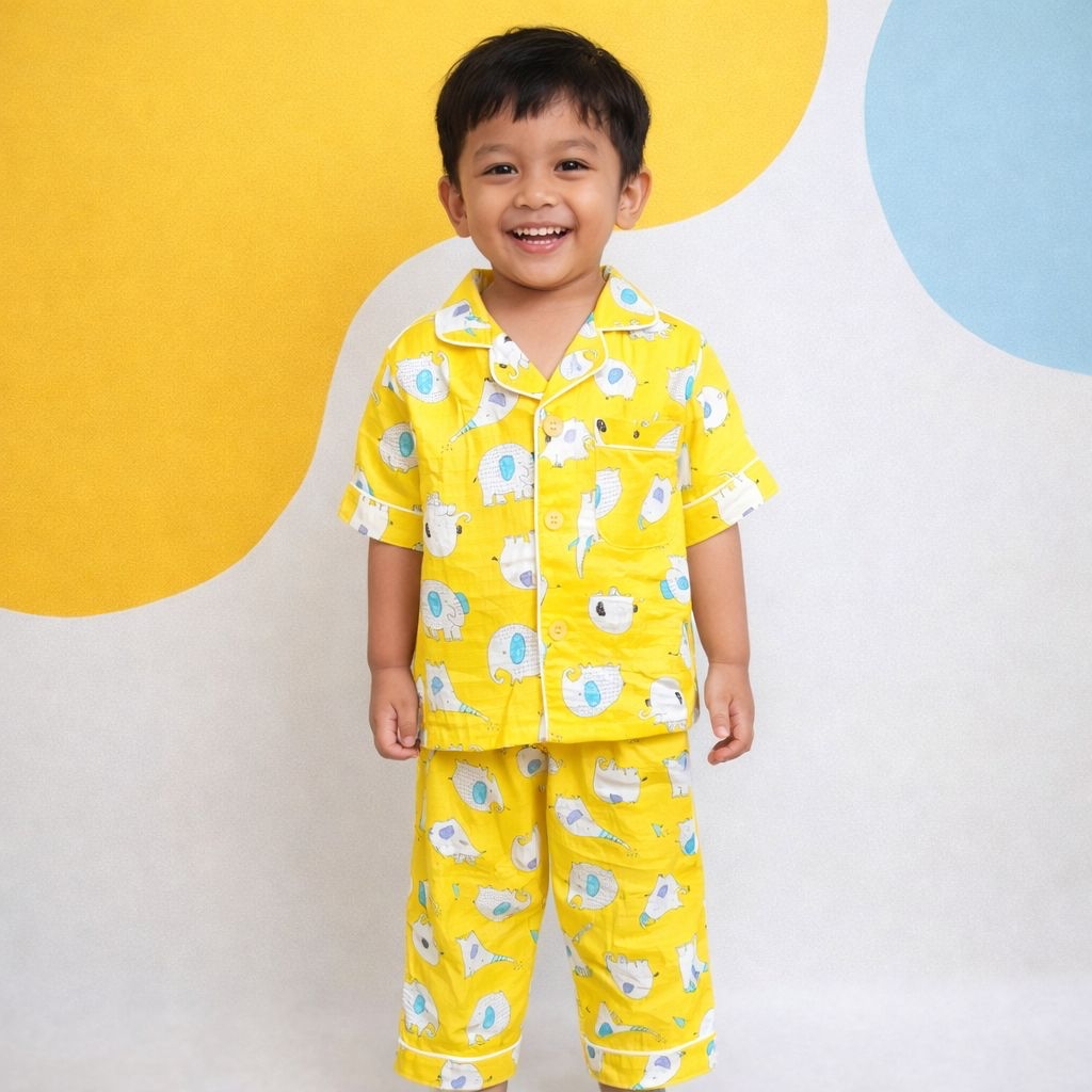 Baju tidur anak / baju tidur anak bahan premium / set baju tidur anak / setelan baju tidur anak
