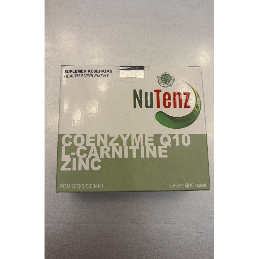 nutenz box coenzym q10 lcarnitine zinc
