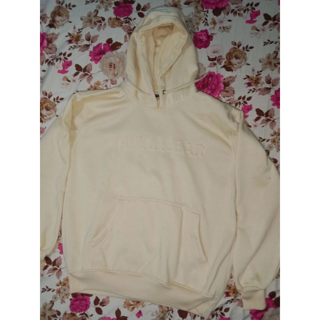 Preloved Hoodie Pull & Bear Cream