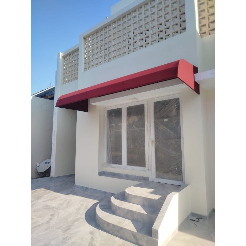 kanopi kain awning model lengkung anti air