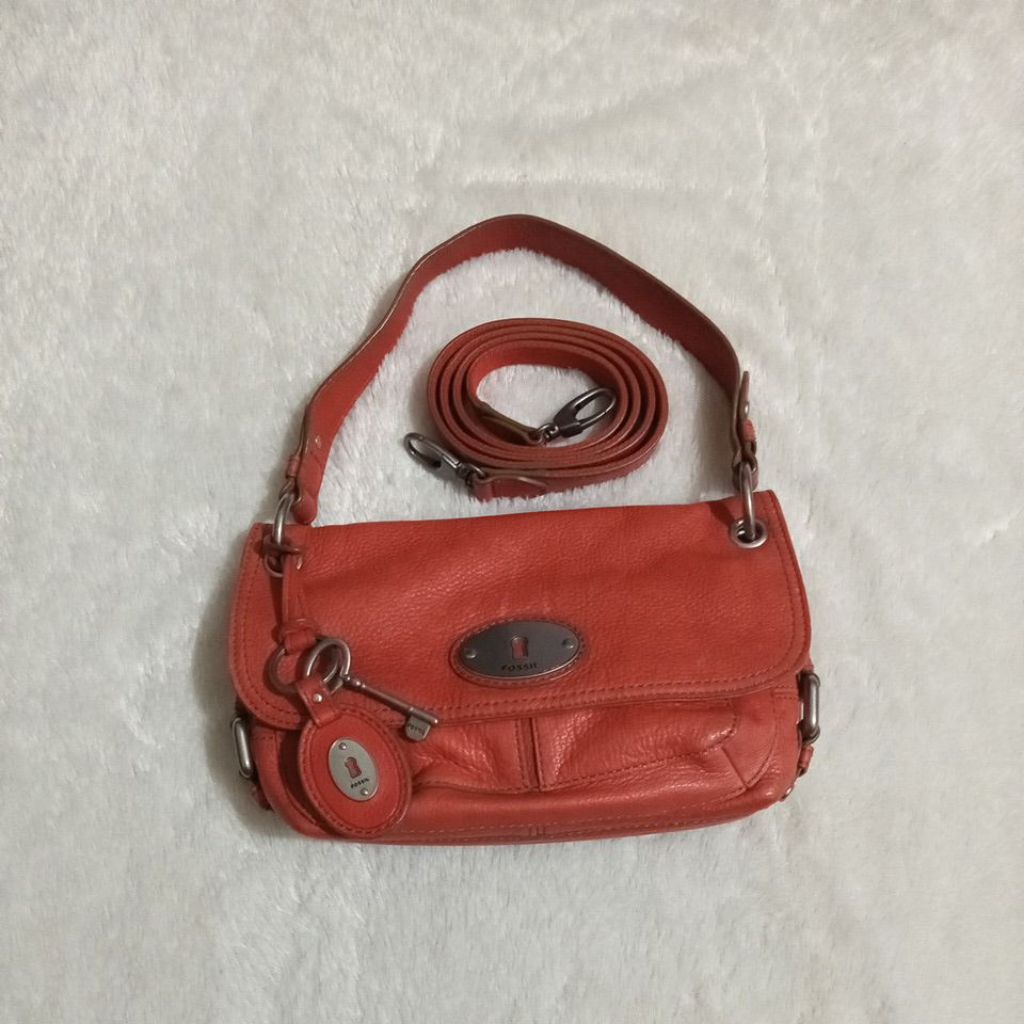 tas fo55il maddox convertible red preloved