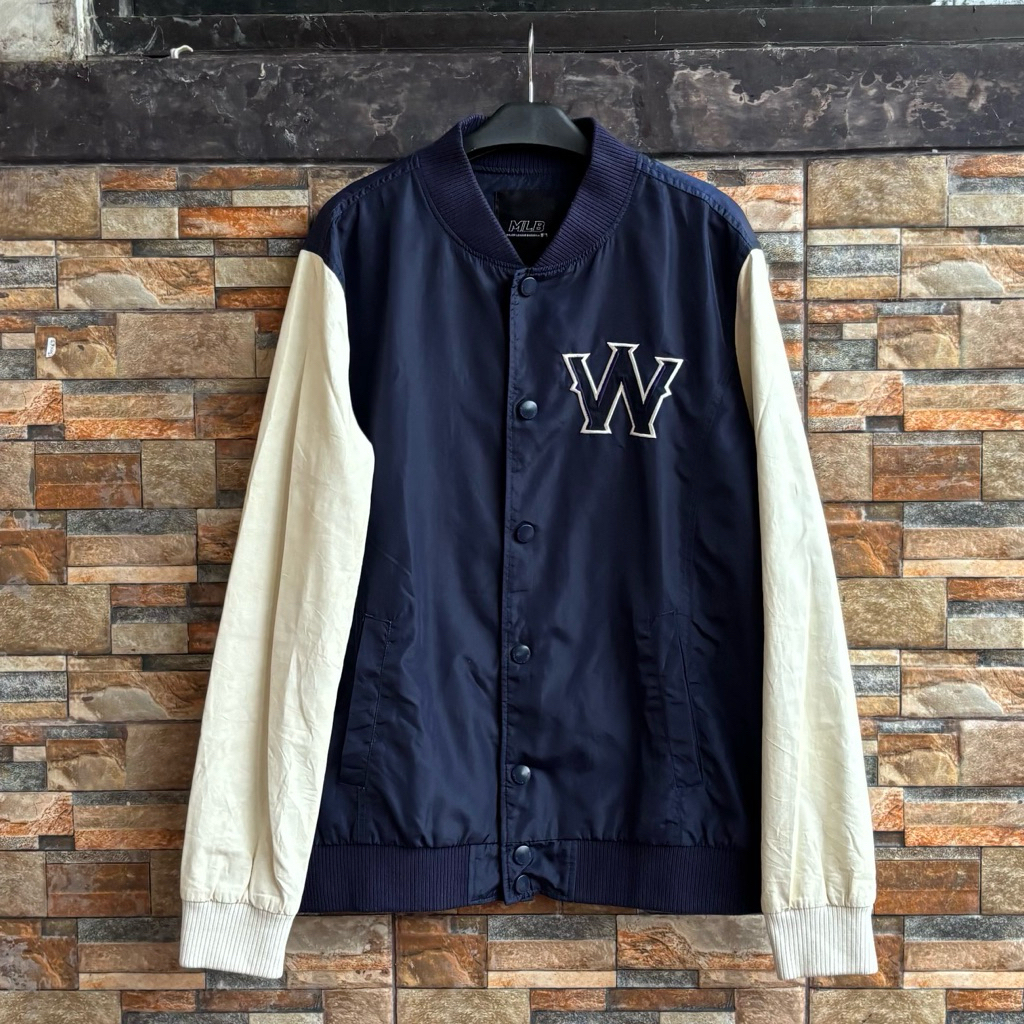 [Termurah] MLB Varsity Major League Baseball Jacket Navy