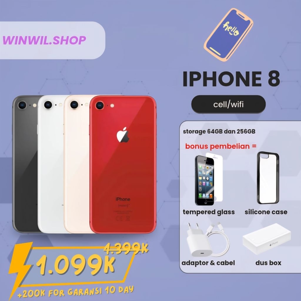 iphone 8 64gb nominus fulset wifi only