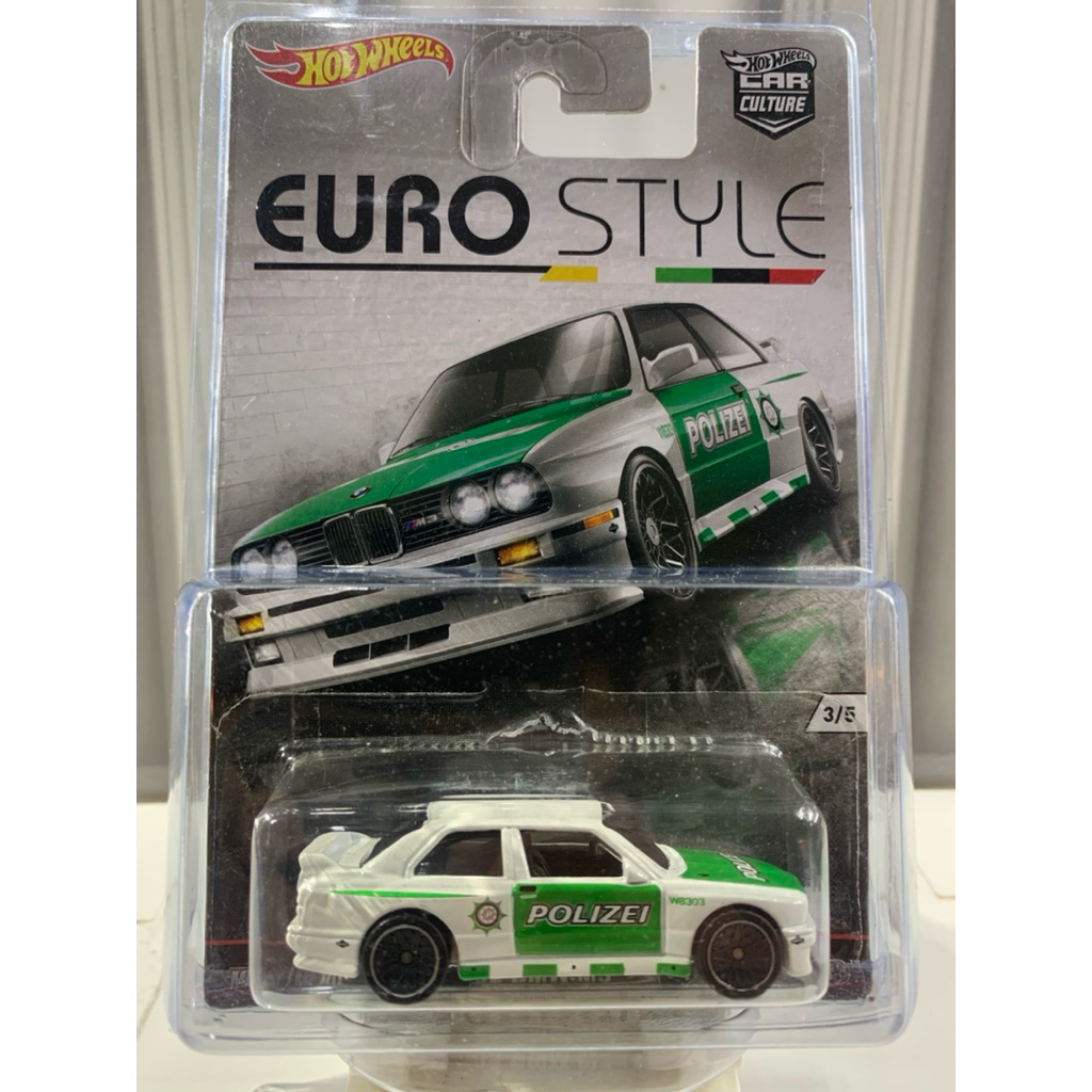 Hotwheels euro style premium 92 BMW M3 (free protector)