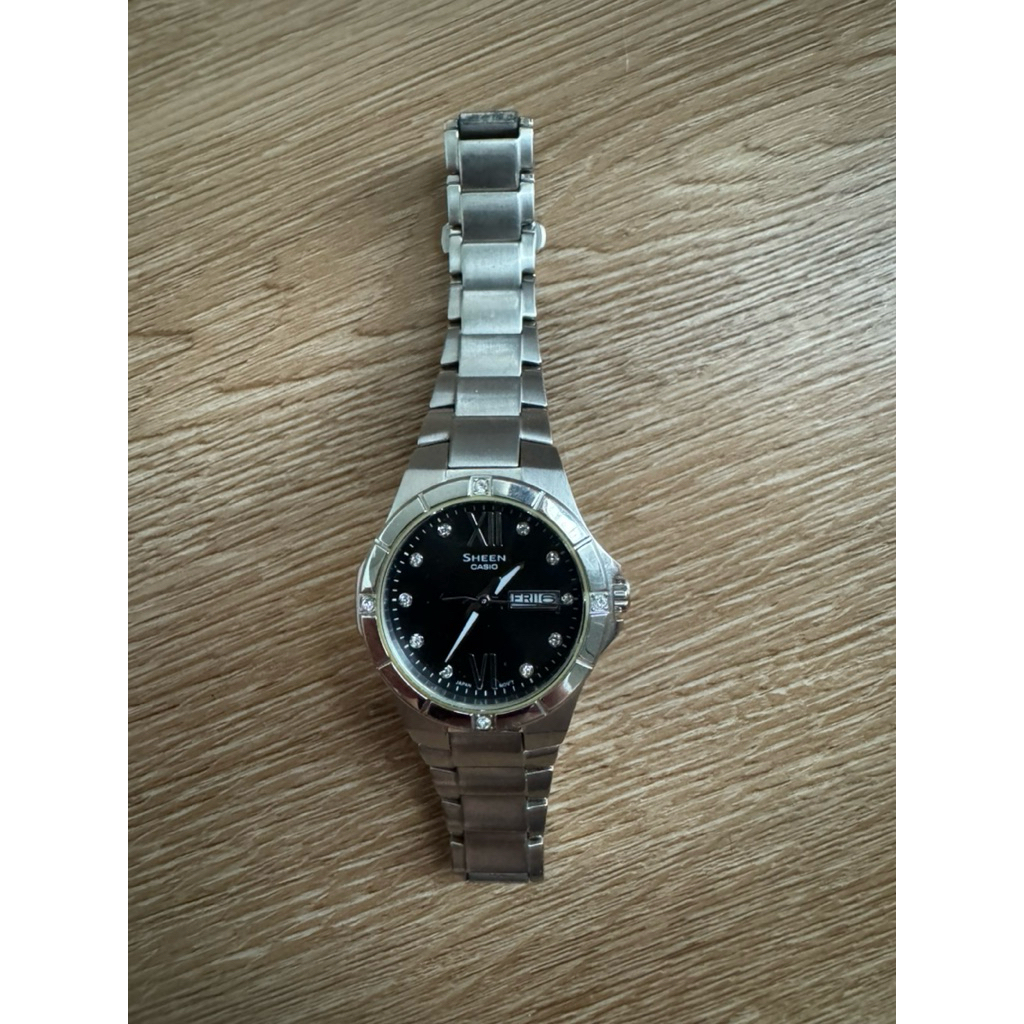 jam tangan sheen casio preloved