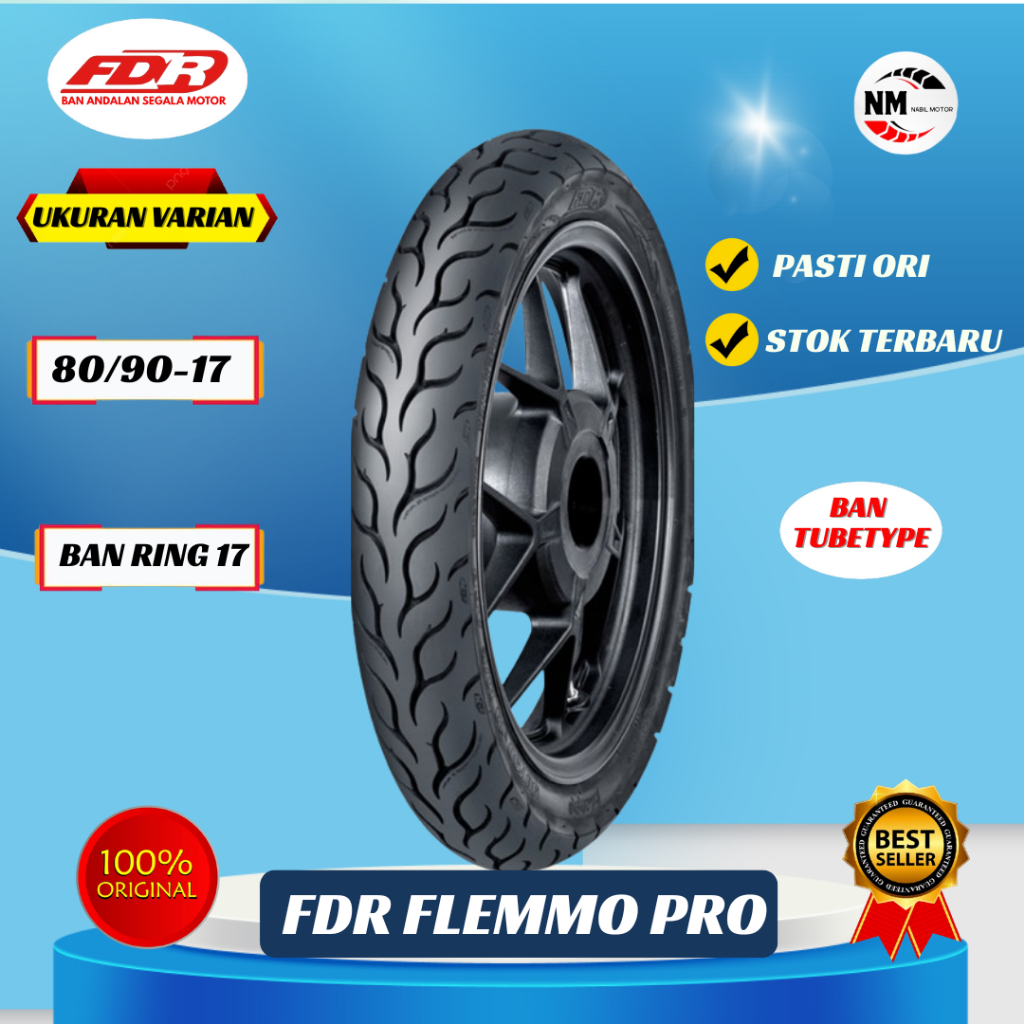 Ban Motor FDR Flemmo Pro 80/90-17 Ban Motor Tube Type