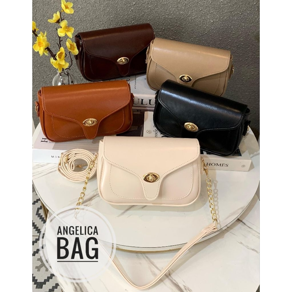 DearoFashion Slingbag Angelica Tas Wanita Sholderbag Tas Viral Murah