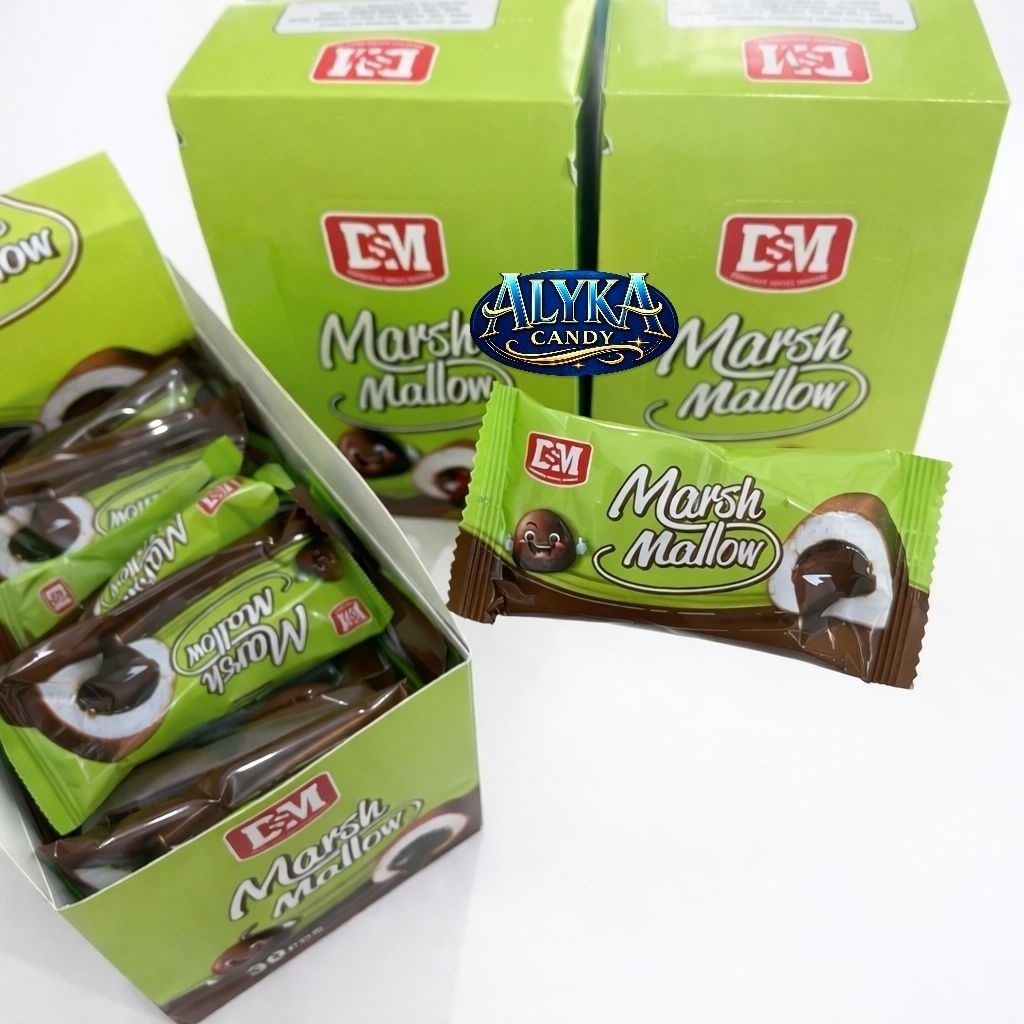 DSM MARSH MALLOW Cokelat 30 Pcs
